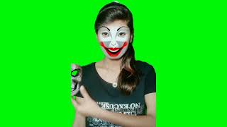 Green Screen Video Background Effect Magic Girl Vfx Effect Caroma Key