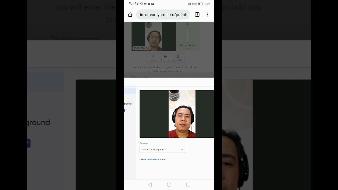 Streamyard Stereo Audio Output On Mobile Phone 