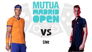 Rafael Nadal vs Jiri Lehecka | Madrid Open 2024 Live Match Today