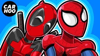 SPIDER-MAN & DEADPOOL FORTNITE DANCE CHALLENGE【Marvel Superheroes/ Fortnite Parody】