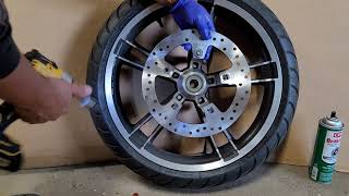Rotor and front pad replacement on a 2015 Road Glide