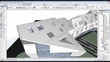 How to make holes and openings in roofs in Archicad
