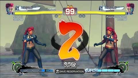 SSF4: Not Latif (C. Viper) VS PlayingCODNaked (C. Viper) - Endless Battle