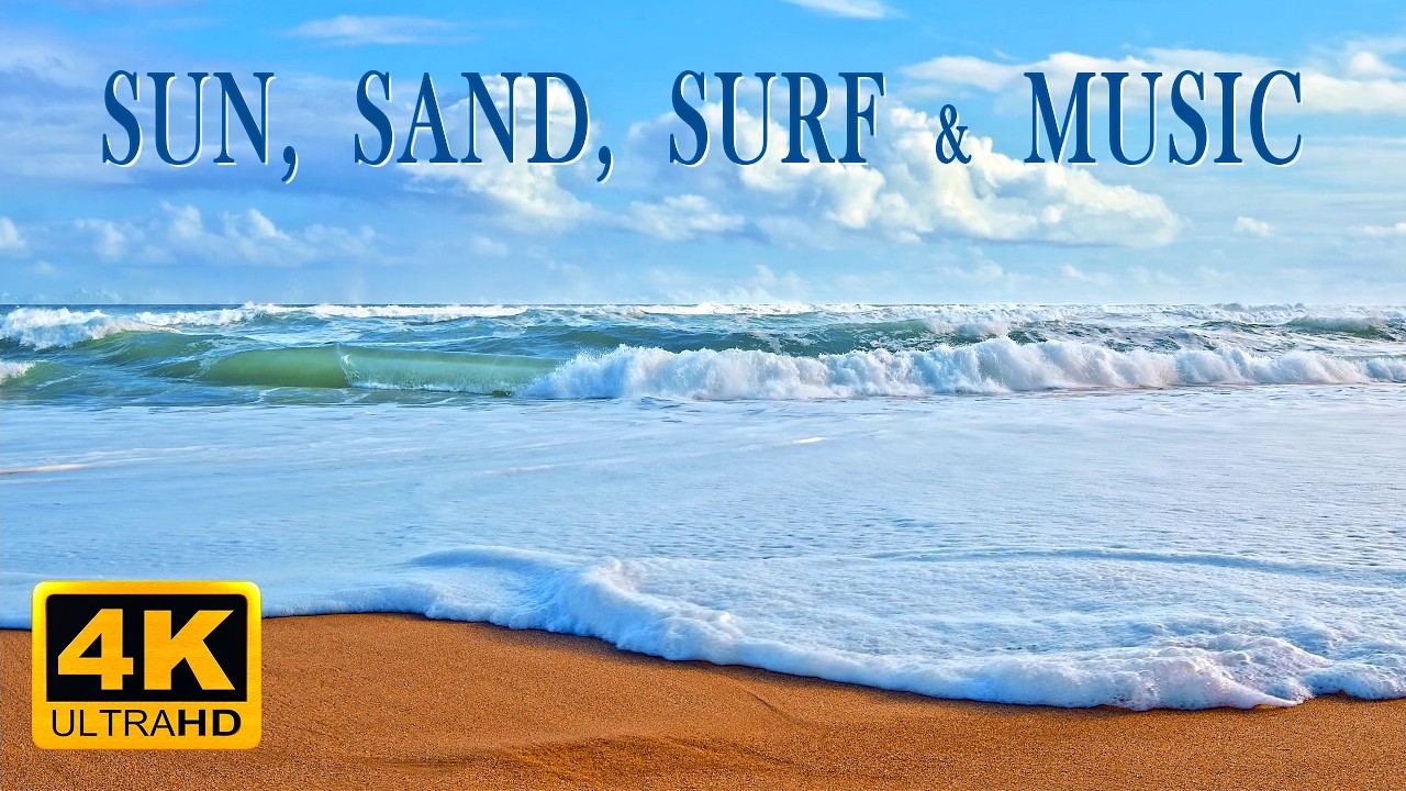 4K Sun, sand, surf and music 🌊🌊🌊 The Sherbrook Ocean Beach 🎵🎶🎵 Great Ocean Road, Australia