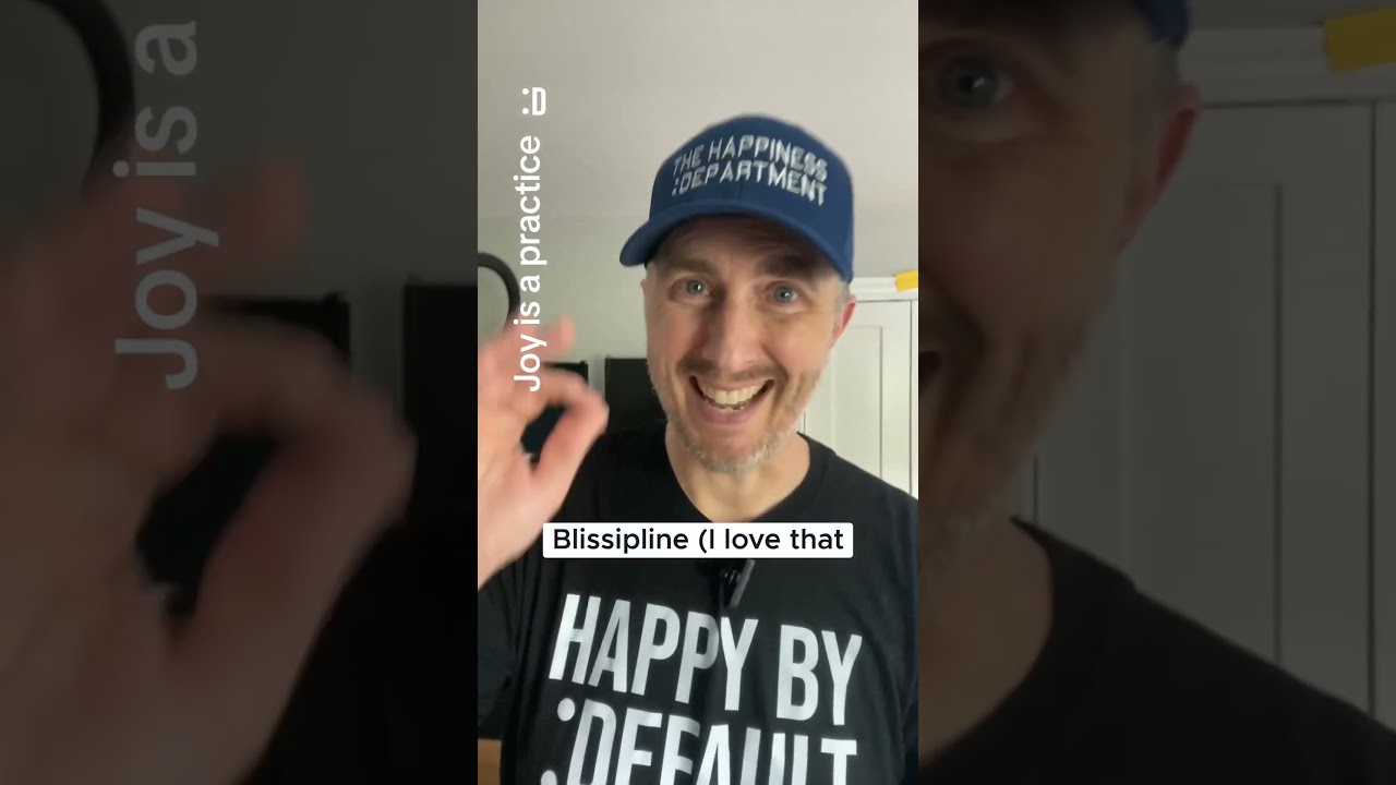 Lasting joy is not random, it’s a practice and benefits from discipline.