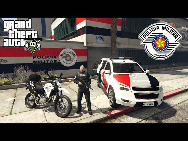 GTA 5 MODS - VIDA DE POLÍCIA #13 Melhores Perseguições da Rocam! (ao vivo)  MOD VIDA REAL 