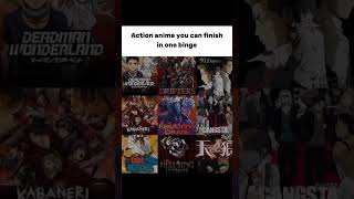 Action Anime you can finish in one binge? #anime #animegameycosplay #animeeart #animegirl #animeedit Action Anime you can finish in one binge? #anime #animegameycosplay #animeeart #animegirl #animeedit