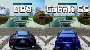 NFS Most Wanted: Aston Martin DB9 vs Chevrolet Cobalt SS - Drag Race