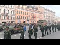 Парад-шествие по Невскому проспекту в Санкт-Петербурге 9 мая 2022