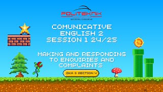 DUE30022 COMMUNICATIVE ENGLISH 2 (ROLEPLAY) POLIKU