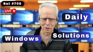 Windows Fix-It Lab: Any Question - Any Day (708 Sat)
ββββββββββββββββββββββββββββββββββββββββ
πΊ **Reasons to Watch!** π₯
ββββββββββββββββββββββββββββββββββββββββ
For Everyday Computer Users: We help solve your Windows PC problems for free and teach techniques so you get more benefit from your computer.
For IT Pros & Tech Enthusiasts: Watch and help us troubleshoot in real-time to sharpen your own problem-solving skills.
ββββββββββββββββββββββββββββββββββββββββ
π» **Ask Your Questions:**
ββββββββββββββββββββββββββββββββββββββββ
π§ **Email:** Send your question to me at **dougbetts@livewindowstraining.com**
π¬ **Comments:** Leave your questions in the comments section of any video.
π¨οΈ **Live Chat:** Want to ask a question during a live stream or join the conversation? To participate in chat you will need to request chat access in a comment on any of my videos. Once approved, youβll be able to engage in real-time discussions during all future live streams!
ββββββββββββββββββββββββββββββββββββββββ
π₯οΈ **Need Remote Assistance During the Show?**
ββββββββββββββββββββββββββββββββββββββββ
Before starting a session, please ask first and wait for approval. Once confirmed, you can begin here:
π https://secure.logmeinrescue.com/Customer/Download.aspx?EntryID=1192868310
ββββββββββββββββββββββββββββββββββββββββ
π
** 9/13/2025 Episode 708 Sat **
ββββββββββββββββββββββββββββββββββββββββ Windows Fix-It Lab: Any Question - Any Day (708 Sat)