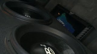 1 ROCKFORD 2500 ON 3 B2 AUDIO 15S-SEMA SHOW STREET RIDE BASSIN!