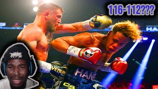 MY LIVE REACTION TO DEVIN HANEY VS LOMACHENKO!!! 116-112???