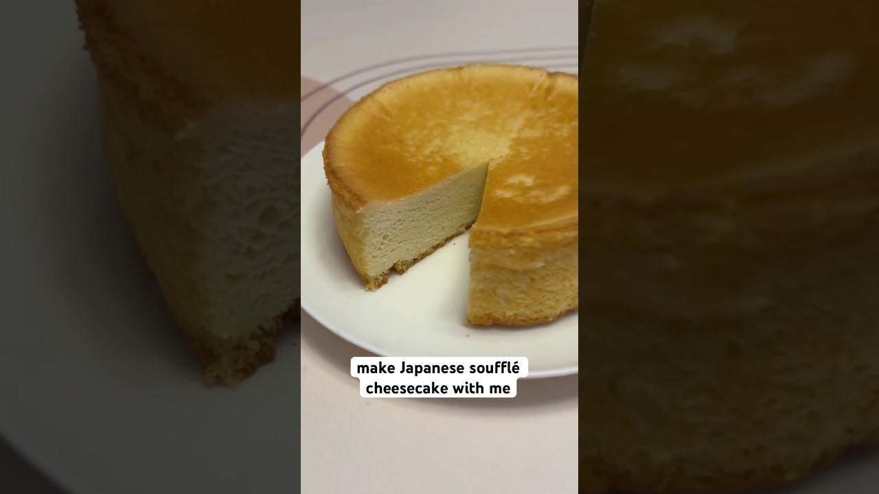Make Japanese Soufflé Cheesecake with Me 