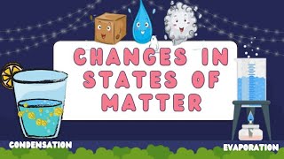 Understanding Changes in States of Matter|Evaporation and Condensation |temperature and pressure