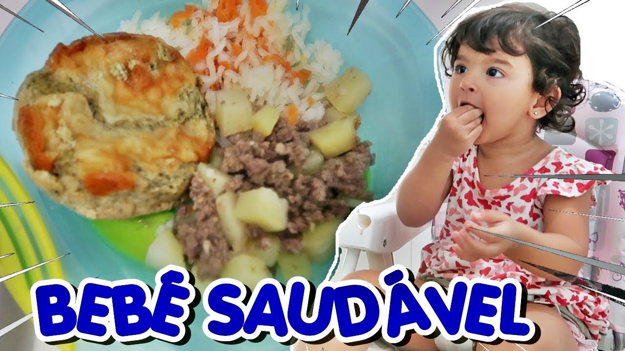 ALMOÇO PARA BEBÊ - IDEIAS DE COMIDINHAS SAUDAVEIS #1| CuriosaJuh