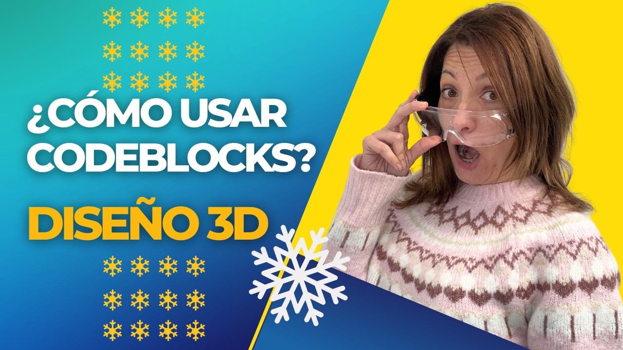 TINKERCAD Codeblocks ️ Tutorial de copo de nieve - YouTube
