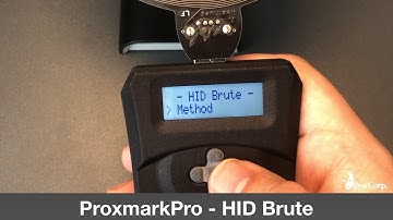 ProxmarkPro - How Brute forcing a HID Reader - HID Brute