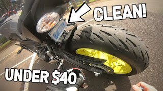UNDER $40 DIY Tail Tidy for MT-09!
