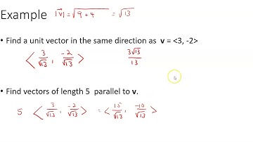 13.1 & 13.2:  Vectors