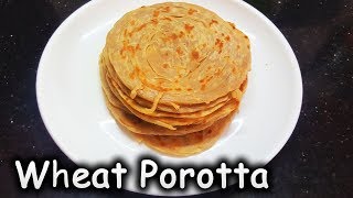 How to make Wheat Parotta | Kerala poratta|เดเตเดคเดฎเตเดชเต เดชเตเดฑเตเดเตเด