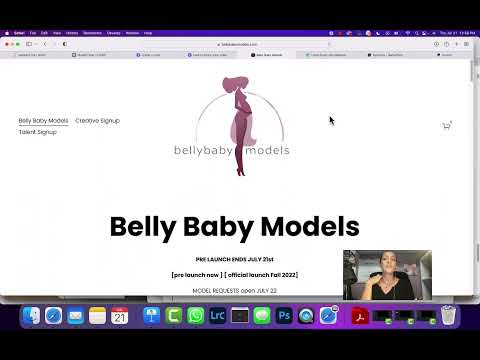 Belly Baby Models last pre launch day
