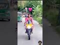 Cute lady biker🫶🏻💞 #automobile #bike #ladybiker #ladybikerbd #viral #bike #rider #shorts #video