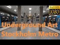 Underground Art at Stockholm Metro in Sweden