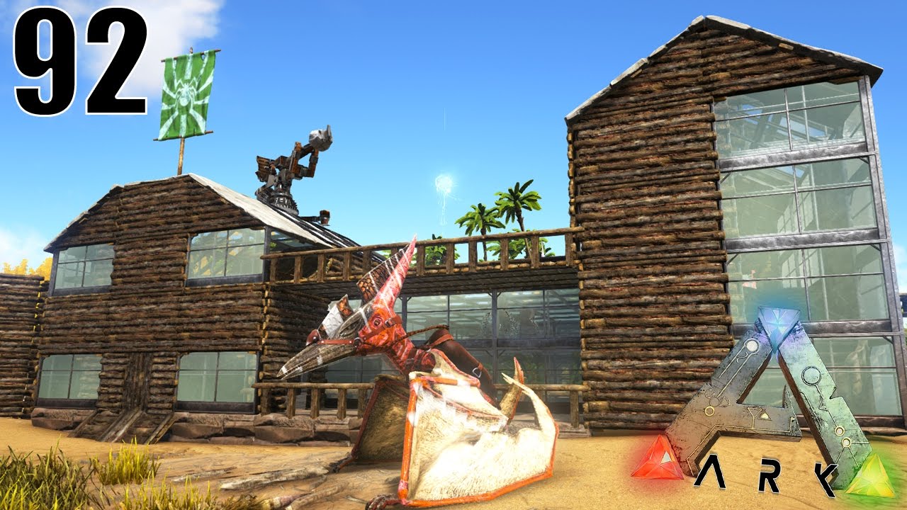 fright night MA NOUVELLE MAISON CHEZ LES DINOSAURES ! | ARK: Survival Evolved ! #Ep92