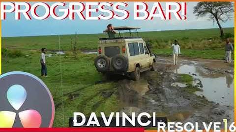 Progress Bar In Davinci Resolve 16 | FREE DOWNLOAD