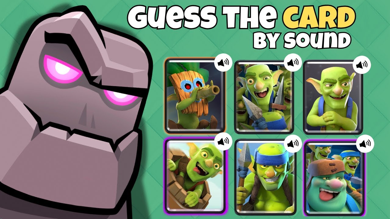 Clash Royale Guess the Card by Sound 🎧