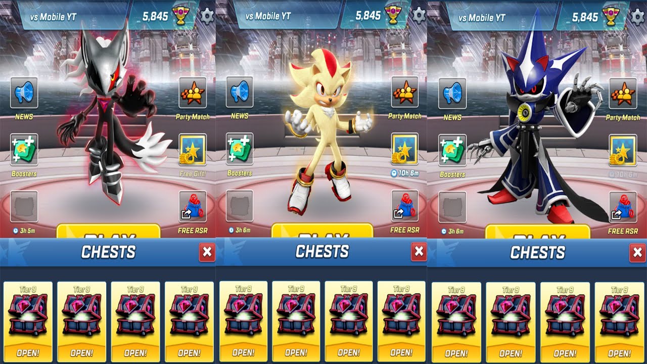 Sonic Forces Speed Battle - Open Many Challenger Chests: Infinite vs ...