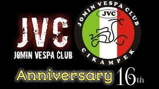 JVC 2019 Anniversary 16th Jomin Vespa Clup Cikampek