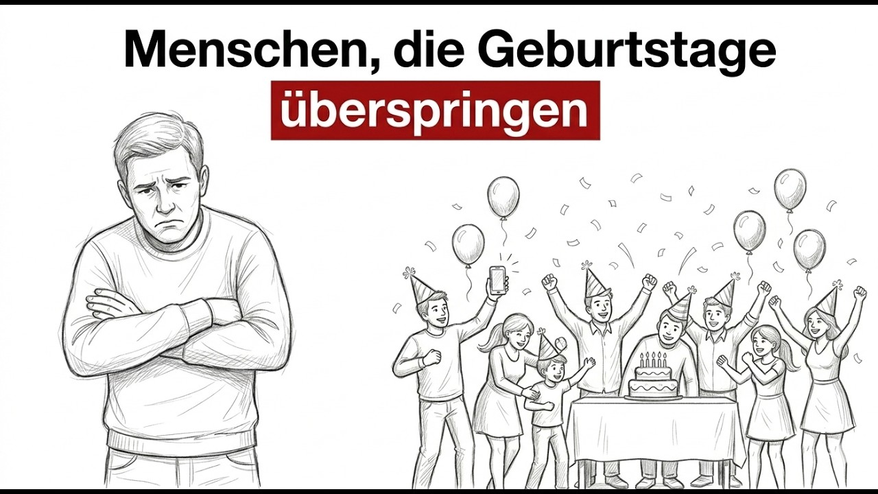 Die Psychologie von Menschen, die ihren Geburtstag wie einen normalen Tag behandeln