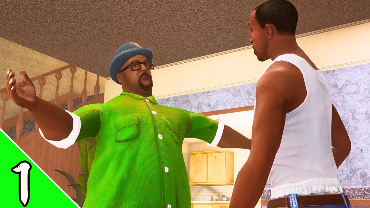 GTA SanAndreas Definitive Edition 4K Gameplay Walkthrough Part 1| BIG ...