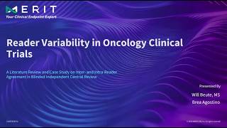 MERIT Webinar: Reader Variability in Oncology Clinical Trials
