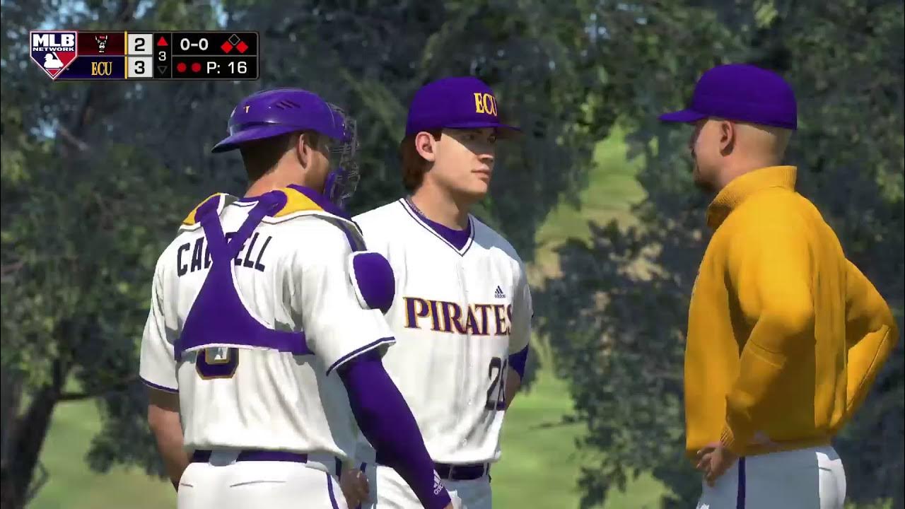 MLB The Show NCAA Baseball East Carolina vs NC State. YouTube