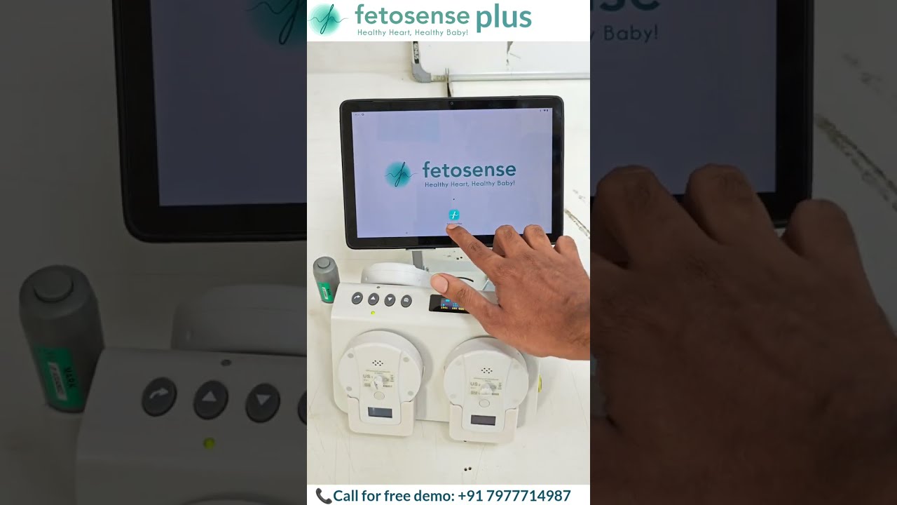 Fetosense plus smart NST/CTG machine, Call us for free demo: 📞+91 7977714987