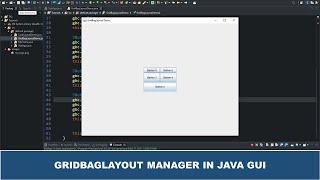 Java GUI Tutorial #14 - GridBagLayout Manager In Java GUI Swing Explained