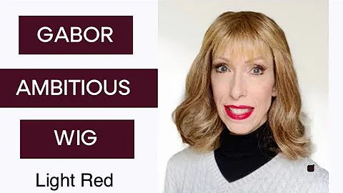 GABOR AMBITIOUS WIG REVIEW | LIGHT RED | AFFORDABL...