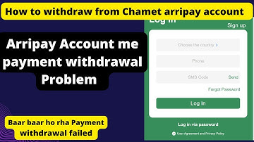 How to withdrawal from arripay account in Chamet || Arripay withdrawal failed problem #Chamet