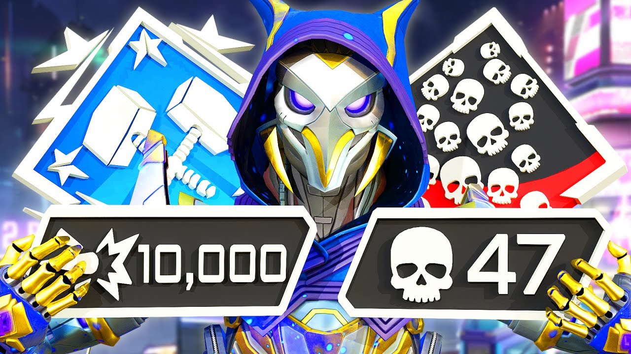 ASH RECORD 47 KILLS & 10K DAMAGE IN ONE GAME (Apex Legends Gameplay ...