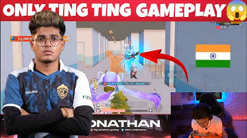 JONATHAN GAMING ONLY TING TING GAMEPLAY 1V4 CLUTCH 😱! HACKER OR WOTT 😱!#JONATHANGAMING #SHORTS