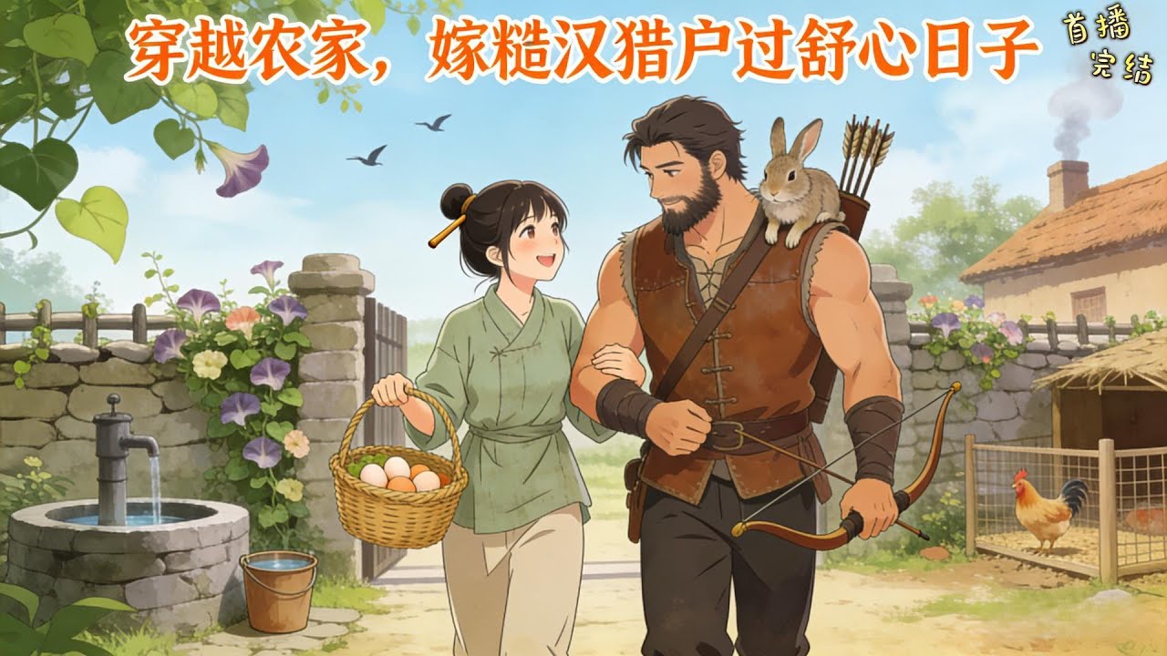 《穿越农家，嫁糙汉猎户过舒心日子》穿越了，穿到了一个贫穷的农家傻子身上， 不怕！给自己找个夫婿嫁了。 这糙汉不错，长在心坎上了！#有声漫画#种田#穿越#爽文#猎户