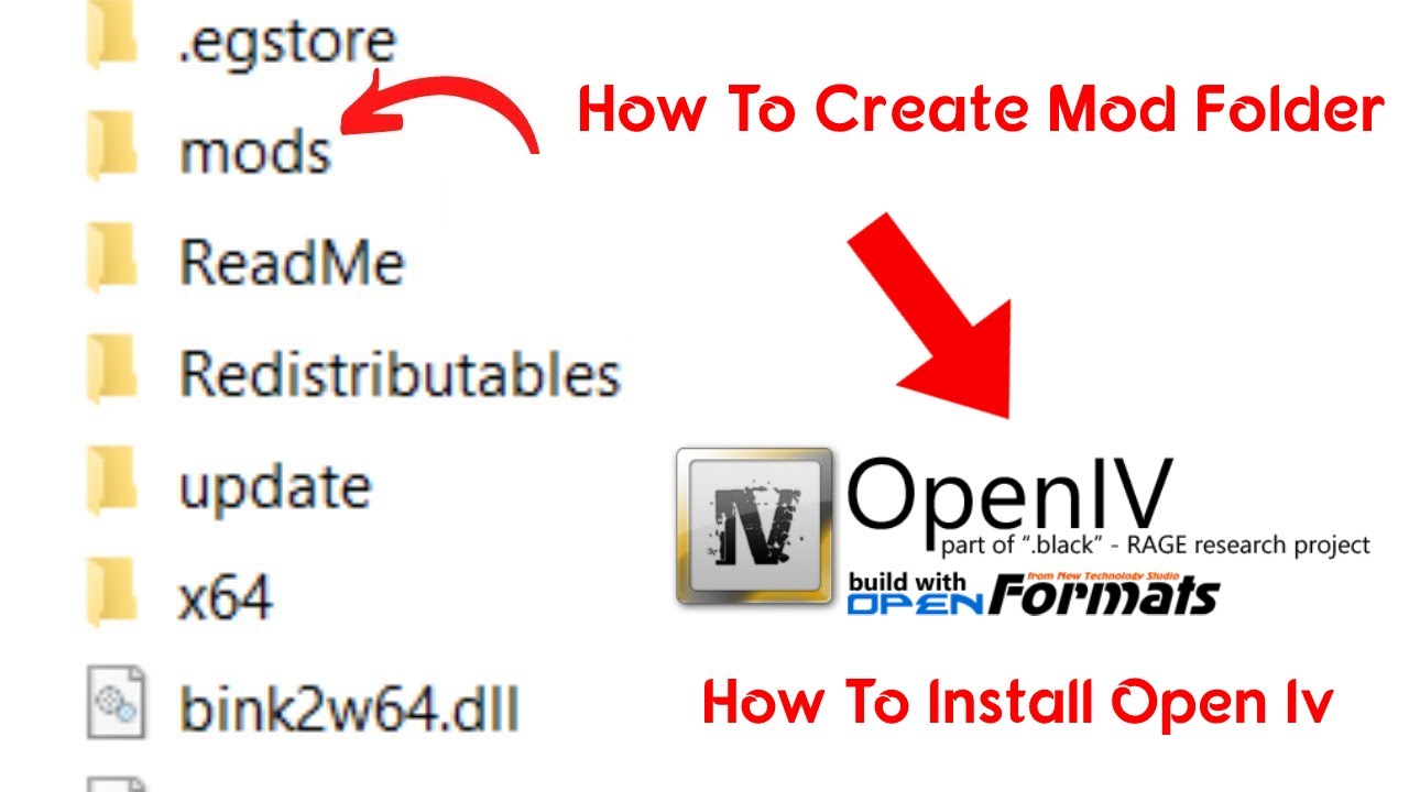 How to Install Latest OpenIV 4.1 - How To Create Mods Folder For GTA 5 ...