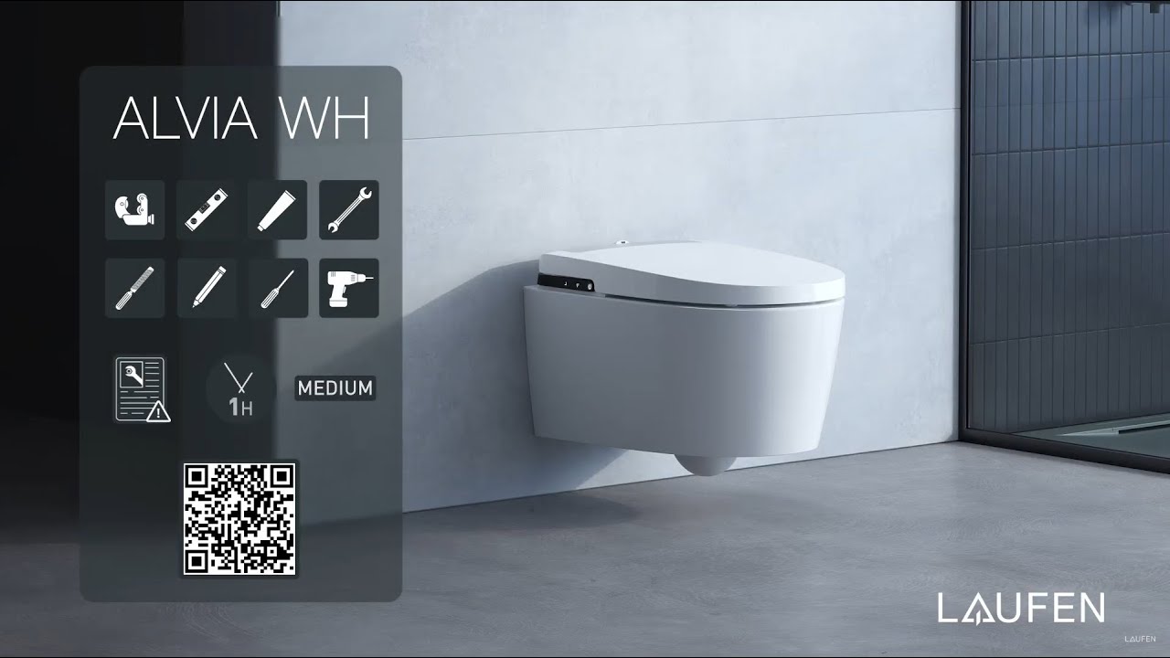 LAUFEN Cleanet Alvia - wall-hung mounting video