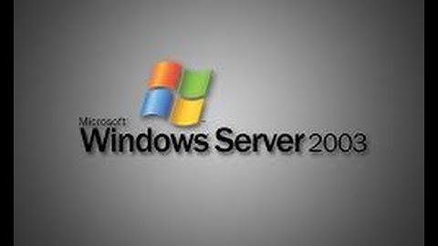 Install Windows 2003 on Nutanix AHV
