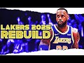 LOS ANGELES LAKERS 2025 REBUILD! (SIMMING 5 YEARS LATER) NBA 2K21