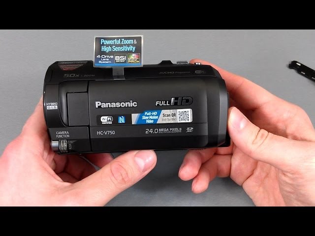Unboxing Panasonic HC-V750 - YouTube