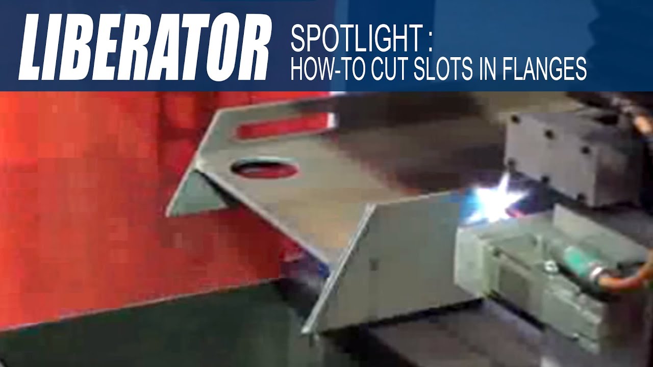 Flame Cutting Slots in Flanges with Beam Coping Machine YouTube